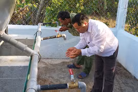 74 hộ dân thôn Ia Bia đã có nước sạch sinh hoạt