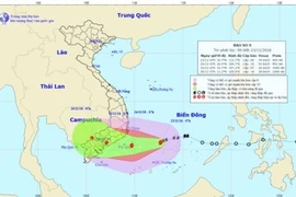 Bão số 9 tiếp tục mạnh lên, cảnh báo mưa lớn trên nhiều khu vực