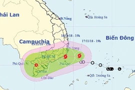 Bão số 8 hướng thẳng vào Nam bộ