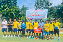 Xã Ia Ma Rơn giành chức vô địch Giải bóng đá nam Cúp Thanh niên huyện Ia Pa