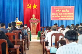 Chư Sê tập huấn công tác quản lý Nhà nước về tín ngưỡng, tôn giáo