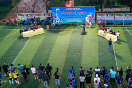 16 đội tranh Cúp giải bóng đá 7 người TP. Pleiku mở rộng