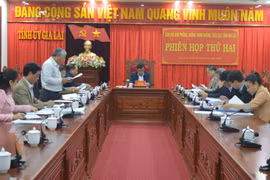 Ban Chỉ đạo phòng-chống tham nhũng, tiêu cực tỉnh Gia Lai tổ chức phiên họp thứ hai