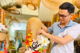 "Thổi hồn" nghệ thuật cho mây tre đan