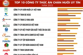 10 công ty thức ăn chăn nuôi uy tín năm 2022