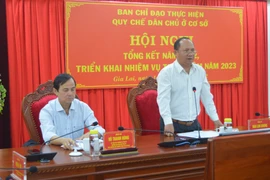 Gia Lai tổng kết việc thực hiện Quy chế dân chủ ở cơ sở năm 2022