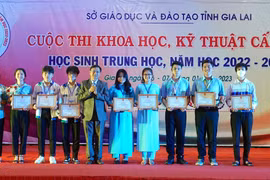 38 dự án đạt giải tại cuộc thi khoa học kỹ thuật cấp tỉnh