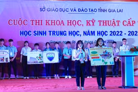 Gia Lai: 76 dự án dự thi khoa học kỹ thuật cấp tỉnh học sinh trung học