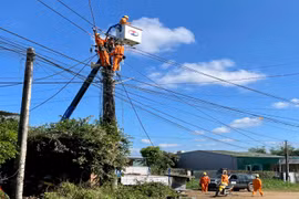 Pleiku khẩn trương di dời lưới điện để mở rộng đường giao thông