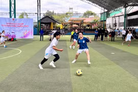 Giải bóng đá mini thanh niên khối THPT TP. Pleiku: Gay cấn, hấp dẫn đến phút cuối
