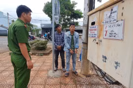 Bắt giữ 2 đối tượng chỉ hơn 1 tháng gây ra hơn 50 vụ cắt trộm dây cáp điện liên tỉnh