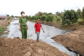 Tây Ninh: Bắt quả tang vụ xả thải chưa xử lý ra môi trường