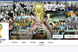 World Cup 2014 tạo nên kỷ lục trên Facebook