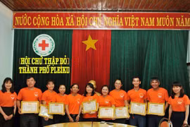 Câu lạc bộ "Giọt hồng Pleiku" sơ kết công tác hiến máu tình nguyện