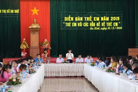An Khê tổ chức diễn đàn trẻ em năm 2019