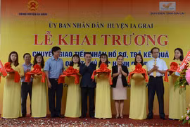 Ia Grai: Khai trương Bộ phận một cửa tại Bưu điện huyện