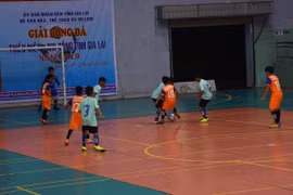 27 đội tranh tài Giải bóng đá thiếu niên-nhi đồng tỉnh Gia Lai năm 2019