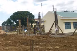 Kông Chro: Đầu tư xây dựng trường lớp phục vụ năm học mới