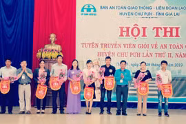 Chư Pưh: Hội thi tuyên truyền viên giỏi về ATGT lần thứ II năm 2019