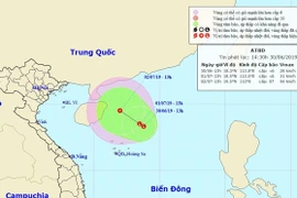 Xuất hiện vùng áp thấp trên Biển Đông, có thể hướng vào Việt Nam