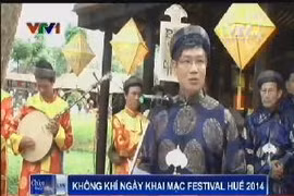 Không khí ngày khai mạc Festival Huế 2014