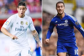 Real "đau đầu" giữa việc chọn James và Hazard?