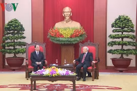 Tổng Bí thư Nguyễn Phú Trọng tiếp đoàn đại biểu Đảng Cộng sản Trung Quốc