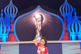 'Hot girl cổ vũ World Cup' Trâm Anh sang chảnh trong ảnh du lịch Dubai