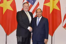 Thủ tướng Nguyễn Xuân Phúc tiếp Ngoại trưởng Hoa Kỳ Michael Pompeo