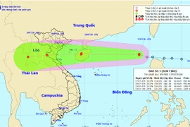 Bão Sơn Tinh băng băng vào biển Đông, gió giật cấp 10