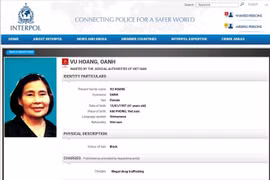 Bộ Công an truy nã quốc tế "bà trùm" ma túy Vũ Hoàng Oanh