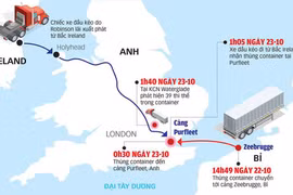 Bắt nghi phạm nắm đường đi của container chứa 39 thi thể
