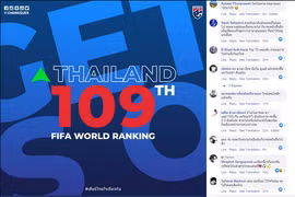 Tăng hạng, CĐV Thái Lan đòi thắng tiếp để... kịp Việt Nam trong 'top 100'