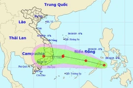 Xuất hiện vùng áp thấp gần Biển Đông khả năng mạnh lên thành bão