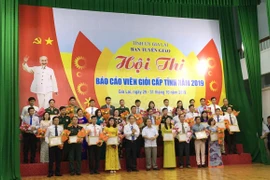 Hội thi Báo cáo viên giỏi cấp tỉnh năm 2019