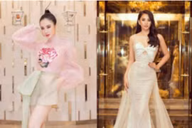Tiểu Vy xuất sắc với 2 bộ váy, Angela Phương Trinh diện đầm lụa mong manh, dẫn đầu top sao đẹp