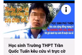 Làm rõ clip học sinh kêu cứu bị "giang hồ" chặn đánh