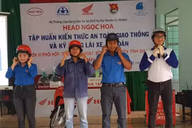 Ia Pa: Hơn 200 đoàn viên thanh niên được tập huấn kiến thức ATGT