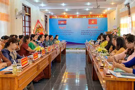 Sơ kết hoạt động phối hợp giữa phụ nữ 2 tỉnh Gia Lai và Stung Treng