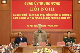 Quân ủy Trung ương thông qua phương hướng nhiệm vụ năm 2021