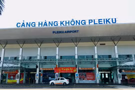 Cảng Hàng không Pleiku diễn tập phương án khẩn nguy cấp cơ sở