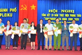 Pleiku tổng kết 20 năm thực hiện phong trào "Toàn dân đoàn kết xây dựng đời sống văn hóa"