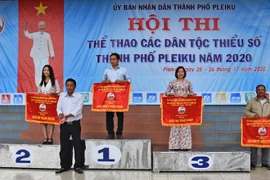 Hội thi thể thao các dân tộc thiểu số TP. Pleiku năm 2020: Xã Gào giành giải nhất toàn đoàn