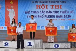 Hội thi thể thao các dân tộc thiểu số TP. Pleiku năm 2020: Xã Gào giành giải nhất toàn đoàn