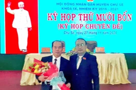 Ông Lê Đình Huấn được bầu giữ chức Chủ tịch UBND huyện Chư Sê