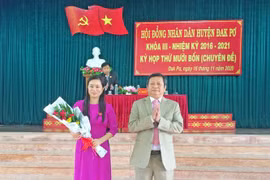 Bà Bùi Thị Thương được bầu giữ chức Phó Chủ tịch UBND huyện Đak Pơ