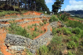 Cận cảnh Quốc lộ 27C nhiều lần sụt lún, sạt trượt đất 'đe dọa' trường học