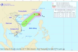 Bão số 11 đã đi vào Biển Đông, cảnh báo sóng lớn và mưa diện rộng
