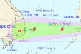 Ngày mai 9-11, tâm bão có thể cách Song Tử Tây 300km, gió giật cấp 10