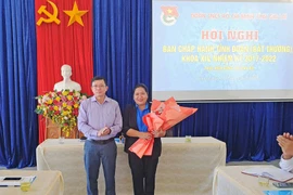 Chị Hà Thị Giang Thảo được bầu giữ chức danh Bí thư Tỉnh Đoàn Gia Lai